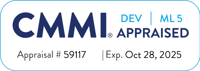 CMMI-DEV Level 5 Appraised 2022